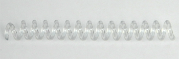 Clear PLASTIKOIL coil binding - 4:1 Pitch - 12"