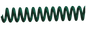 Forest Green PLASTIKOIL coil binding - 4:1 Pitch - 12"