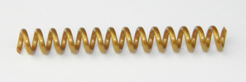 Gold PLASTIKOIL coil binding - 4:1 Pitch - 36" lengths