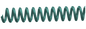 Green PLASTIKOIL coil binding - 4:1 Pitch - 36" lengths