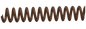 Medium Brown PLASTIKOIL coil binding - 4:1 Pitch - 36" lengths
