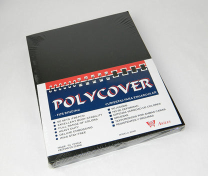 Report Covers - 100 Pack - Poly Covers - Sand Texture