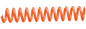 Tangerine PLASTIKOIL coil binding - 4:1 Pitch - 36" lengths