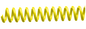 Yellow PLASTIKOIL coil binding - 4:1 Pitch - 36" lengths